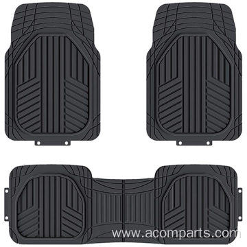 3-Piece All-Season Odorless Heavy Duty Rubber Floor Mat